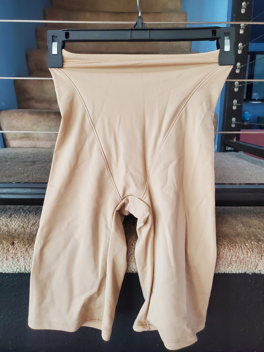 Jones New York Beige High-Waist Shapewear Shorts